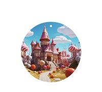 candy land Car Air Fresheners Cards 4 Pcs Long Lasting Car Fresheners Gifts for Men Women Auto Aromatherapy Tablets Hanging Scented Card Rearview Mirror Pendant - Lavender Scent