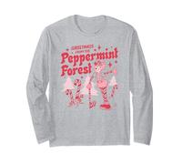 Candy Land Greetings from The Peppermint Forest Retro Poster Long Sleeve T-Shirt
