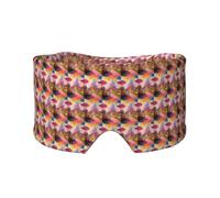 Candy Land Print Adults Eye and Ear Muffs Soft Blackout Blocking for Sleeping Home Office Travel