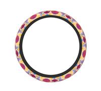 Candy Land Print Car Steering Wheel Protector Non-Slip Cute Fit Cars Trucks Driver Easy Installation
