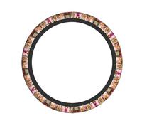 Candy Land Print Fashionable Steering Wheel Cover Cars Trucks Non-Slip Comfort Driving Year-Round