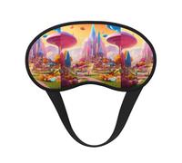 Candy Land Print Unisex Blackout Sleep Mask Comfortable Eye Mask for Travel Meditation Sleep Travel