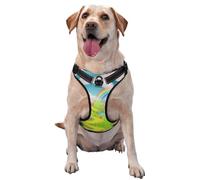 candy land Printed Adjustable Pet Vest Reflective Pet Harness Vest For Walking And Camping XL