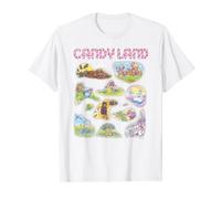 Candy Land Vintage Game Board Locations Textbook T-Shirt