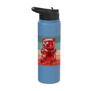 Candy Lovers Sweet Bear Sweetness Outfit Candy Cutie Snack Stainless Steel Insulated Water Bottle