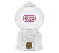 Candy Machine, Portable Mini Gumballs Dispenser Bubble Gum Dispenser Fun Candy Nut Dispenser Birthday Party Favor Gift Toys for Boys Girls(White)