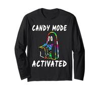 Candy Mode Activated for The Candy Funny Halloween. Long Sleeve T-Shirt