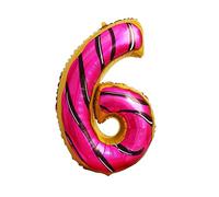 Candy Number 6 - Large Helium Foil Balloon - Birthday Party Wedding Anniversary Decoration - 101cm