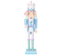 Candy Nutcracker Ornament - Christmas Nutcracker Doll Decoration, 25cm Candy Color Nutcracker Soldier Doll, Festive Wooden Decoration, Hand Painted Cute Soldier Doll Christmas