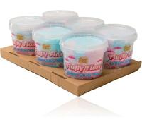 Candy Paradise Cotton Candy, Fluffy & Popping Floss Cotton Candy Floss (50g (Pack of 6), Fluffy Strawberry & Tutti-Frutti)