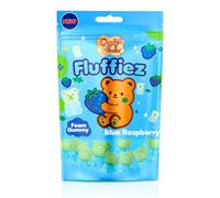 Candy Paradise Fluffiez Blue Raspberry Foam Gummies 12 x 100g - Sour Bear Sweets Halal