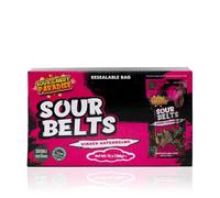 Candy Paradise Halal Belts Super Sour Candy Strips Viral TikTok Strip 12 Strips 100g (Pack of 12, Watermelon)