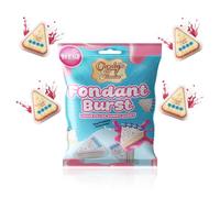 Candy Paradise Halal Liquid Filled Gummy Candy - Soft & Chewy Fruit Gummies with Juicy Centre - Fun, Colourful Treats for Kids & Adults - Great for Parties, Gifts & Snacking (Pack of 1, Fondant Burst)