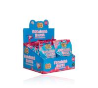 Candy Paradise Halal Liquid Filled Gummy Candy Soft & Chewy Fruit Gummies with Juicy Centre Fun, Colourful Treats for Kids & Adults Great for Parties, Gifts & Snacking (Pack of 12, Fondant Burst)