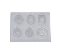 Candy Pendant Keychain Earrings Mold Resin Casing Jewelry Making Tools Silicone Molds for Resin Coasters Keychain Ashtray Animals Tray Silicone Molds for Baking Cakes Rectangle Square Molds