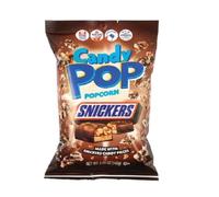 Candy Pop Popcorn - Snickers & M&M’s Flavours | Sweet & Crunchy Snack | 5.25oz (149g) Bags | American Candy Popcorn | US Import (One Size, Snickers)