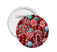 Candy -Print Custom Round Enamel Pin - Alloy Metal Lapel Badge For Jacket, Bag, Gift Idea.