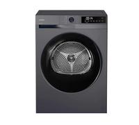 Candy Quick Pro Tumble Dryer, Heat Pump, 10kg, 1400 RPM, 15 Programmes Energy Rating, Rapid Cycles, Graphite, 59x60x85 cm - GD 10N1BR-80