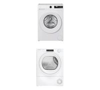 CANDY Quick Pro Washing Machine, 9kg + Candy CROE C9TE-80 Condenser Tumble Dryer, 9kg