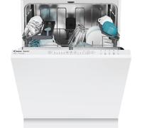 Candy RapidÓ CI3E53E0W Fully Integrated Full Size Dishwasher - White Control Panel with Fixed Door Hinge Kit - E Rated, White