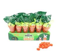 Candy Realms Jelly Beans Carrots, Orange Flavour Sweets - Perfect for Easter Baskets, Hunts & Gifting, 96 g (Pack of 24)