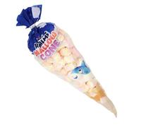 Candy Realms Mallow Cone Bag, Vanilla Flavoured Marshmallows, 125 g (Pack of 15)