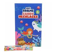 Candy Realms Retro Candy Necklaces - 30 Individually Wrapped Sweets - Edible Jewellery Fun Treats