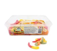 Candy Realms Sour Worms 960g Tub - Gummy Sweets