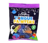 Candy Realms Tongue Painters, Fruit Flavoured Gummies, Fun Paintbrush Shaped Sweets, 120 g Share Size Bag (Pack of 14)