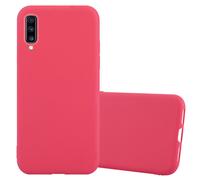 (CANDY RED) Cadorabo Case for Samsung Galaxy A70 / A70s Cover Protection TPU Silicone Gel Back case