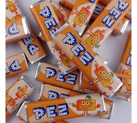 Candy Refills - 20 x 8.5g packs - Fruit Flavoured Brick Sweets - Mixed Packs or one flavour (lemon,orange,cherry,strawberry & raspberry) (20, ORANGE)