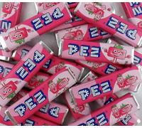 Candy Refills - 20 x 8.5g packs - Fruit Flavoured Brick Sweets - Mixed Packs or one flavour (lemon,orange,cherry,strawberry & raspberry) (20, Raspberry)