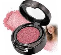 Candy Rose Shimmer Glitter Eyeshadow - Buildable Pressed Powder for Eyelids, Inner Corners and Lower Lash Line, Waterproof Long Lasting Radiant Sparkle Eye Makeup High Shine Pigmented Finish