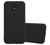 (CANDY SCHWARZ, LG Q7) Cadorabo Case for LG Q7 / Q7a / Q7+ Cover Protection TPU Silicone Gel Back case