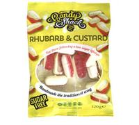 Candy Shack Sugar Free Rhubarb and Custard Sweets, 120 g