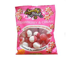 Candy Shack Sugar Free Strawberries and Cream Sweets 120 g
