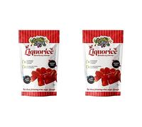 Candy Shack Sugar Free Strawberry Liquorice 120 grams (Pack of 2)
