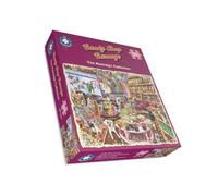 Candy Shop Carnage 1000 Piece Jigsaw Puzzle - Whimsical Sweet Shop Scene with Curious Cats, Dogs & Nostalgic Treats - Perfect for Puzzle Fans and Animal Lovers