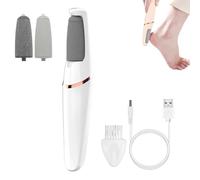 Candy Silk Pro 2 - Electric Foot File, Candy Electric Callus Removers for Feet, Silk Pro2 Rechargeable Electric Foot Callus Remover Pedicure Kits for Cracked Heels and Hard Skin (White)
