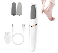Candy Silk Pro 2 - Electric Foot File, Candy Electric Callus Removers for Feet, Silk Pro2 Rechargeable Electric Foot Callus Remover Pedicure Kits for Cracked Heels and Hard Skin (White)