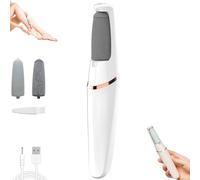 Candy Silk Pro 2 Foot File,Candy Body Silk Pro 2 Callus Remover,Coarse/Fine Heads,LED Light,Waterproof Portable Electric Foot File Hard Skin Remover,Rechargeable Foot Wand Pedicure Tool of Feet (B)