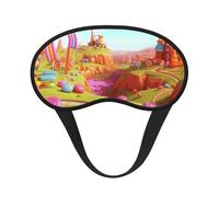 Candy Sleep Mask for Side Sleeper, Blackout Eye Mask for Women Men, Zero Pressure Sleeping Masks Soft Breathable Eye Cover Comfortable Blindfold Eyeshade for Night Sleep