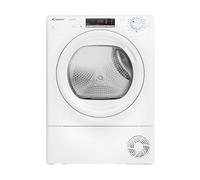Candy Smart Pro Condenser Tumble Dryer, 9kg, White, E Class | Freestanding, Sensor Dry, CRO EC9TG-80