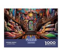 Candy Store - Gorgeous And Colorful 1000 Piece 。 Puzzles for Adults - Colourful, Challenging & Brainteasing Adults 。 Puzzle - Puzzle The Future - 100% Recycled Cardboard - 1000pcs -70x50cm/1