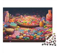 Candy Store Jigsaw Puzzles For Adults 1000 Piece Jigsaws Puzzles Puzzles For Adults Kids Puzzle Games Toys Gift for Home Decoration Premium & Durable for Stress Relief 1000pcs (75x50cm)
