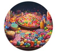Candy Store Jigsaw Puzzles Puzzles for Adults Kids. 1000 Piece Impossible Challenge Toy Educational Game Home Decoration for Educational Games Gifts 1000pcs (67.5x67.5cm)
