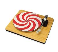 Candy Swirl Vinyl Slip Mat Colourful Lollipop Style Turntable Mat 12" 7" DJ Slipmat Record Player Mat Fun Retro Music Gift (12")