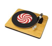 Candy Swirl Vinyl Slip Mat Colourful Lollipop Style Turntable Mat 12" 7" DJ Slipmat Record Player Mat Fun Retro Music Gift (7")