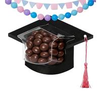 Candy Tassels Holder - Fun and Interactive DIY Storage | Graduation Hat Decorations with Candy Storage - For Adults, Students, Classroom, Birthday,