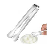 Candy Tongs - 304 Stainless Steel, 4.33x0.67in, Serving Tongs, Comfortable Handle | Durable Kitchen Utensil for Sugar Cubes, Ice, Lemon Slices, Jelly, Marshmallows